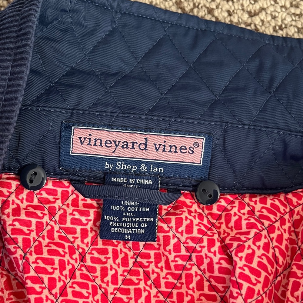 Vineyard vines blue quilted jacket - Picture 3 of 5